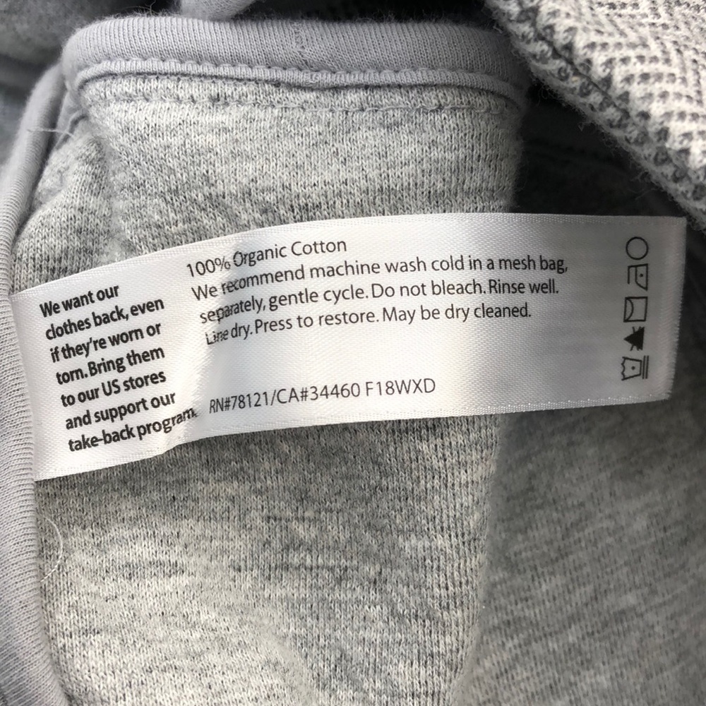 Eileen Fisher Gray Zip Up Jacket - Picture 6 of 6